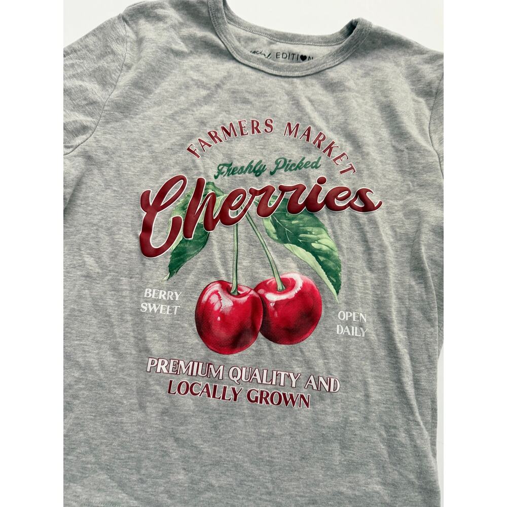 Social Edition Cherries Graphic Tee - Women's Large - Picture 3 of 4